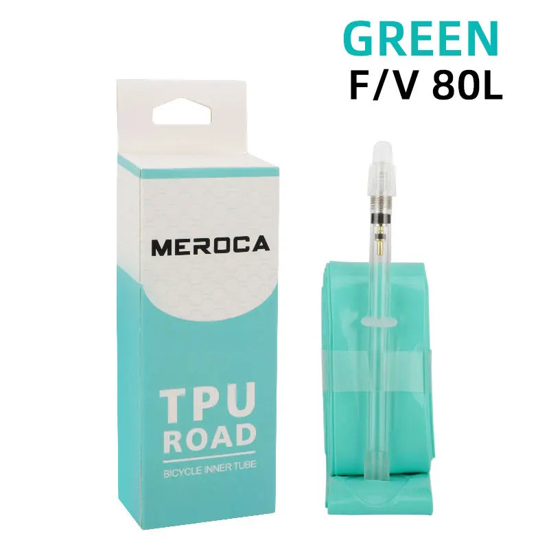 MEROCA Road Bike TPU Inner Tube 700x23-32C FV 45L/65L/80L Ultra-light Road Bicycle Inner Tube