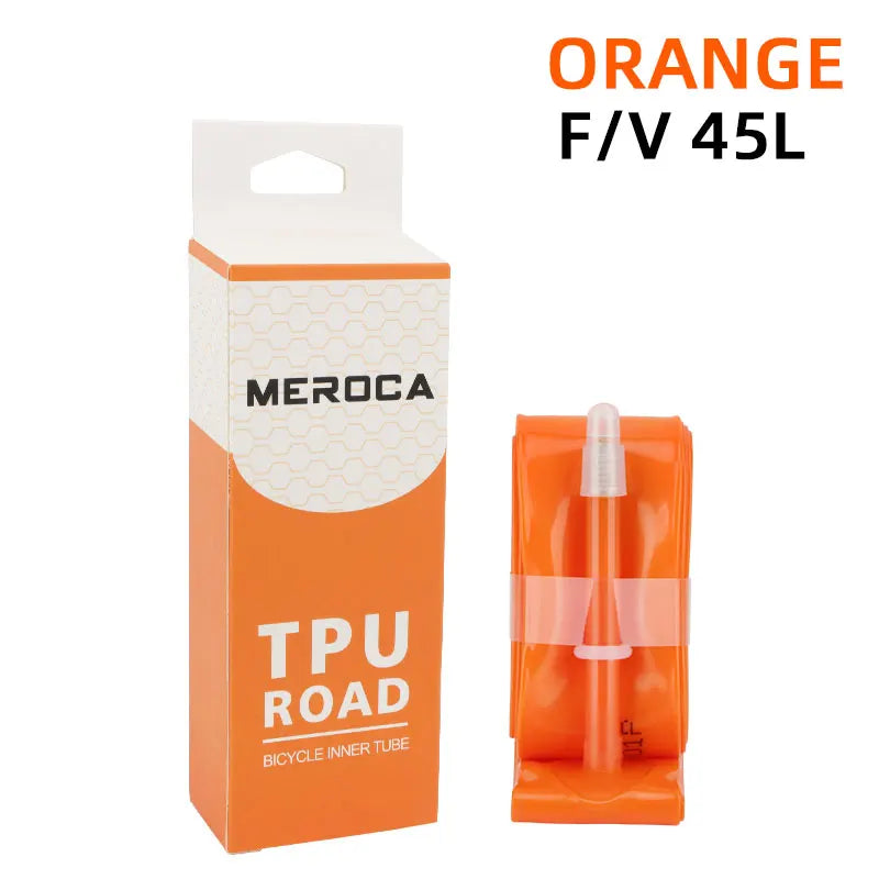 MEROCA Road Bike TPU Inner Tube 700x23-32C FV 45L/65L/80L Ultra-light Road Bicycle Inner Tube