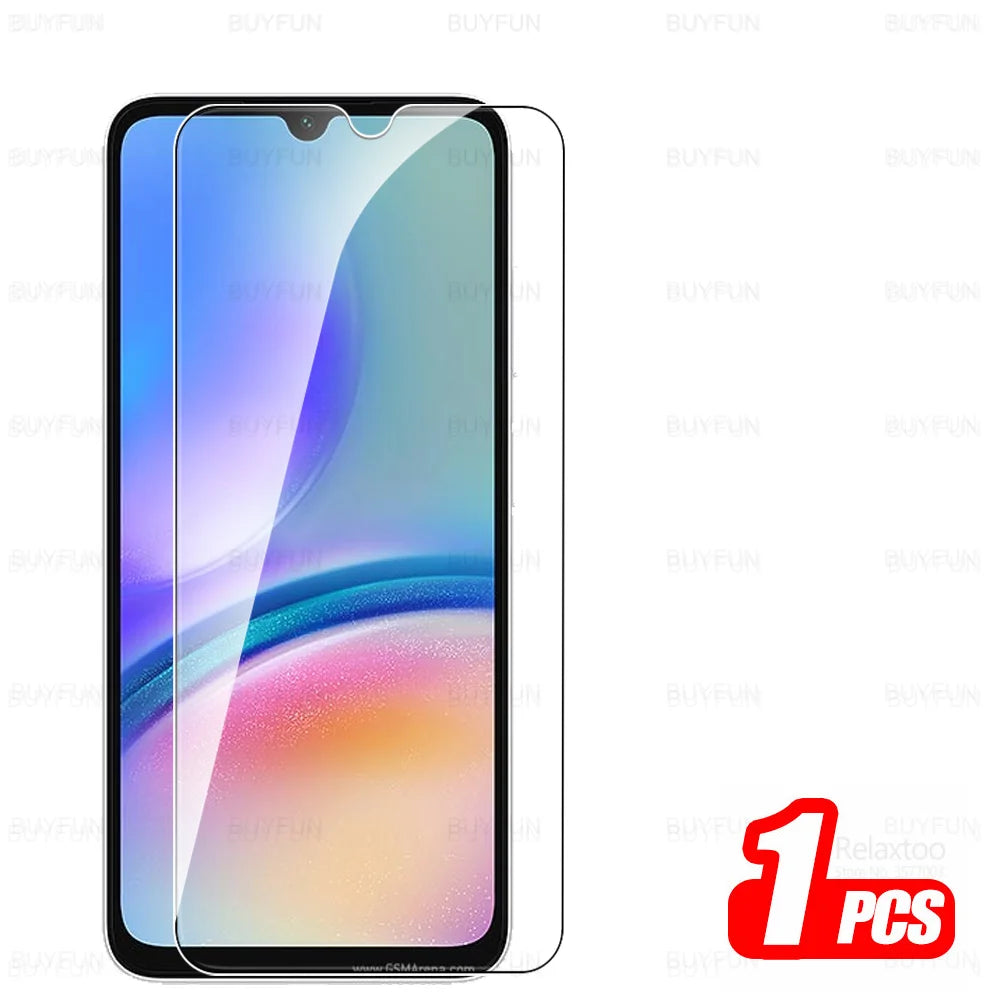 1-4Pcs Full Cover Tempered Glass For Samsung Galaxy A05s A05 A15 4G A25 A35 A55 5G A06 A16 A26 A36 A56 HD Cover Screen Protector