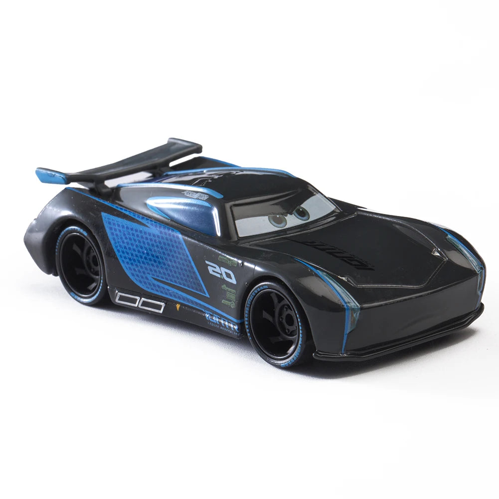 Cars Disney Pixar Cars Lightning McQueen Mater Jackson Storm The King Mater 1:55 Metal Alloy Car Toy Model Toys Children Gifts
